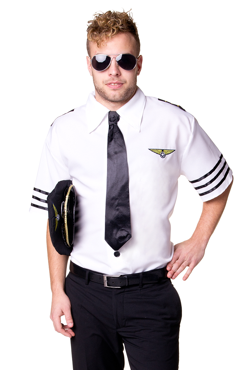 Pilotskjorta med hattproduktzoombild #2