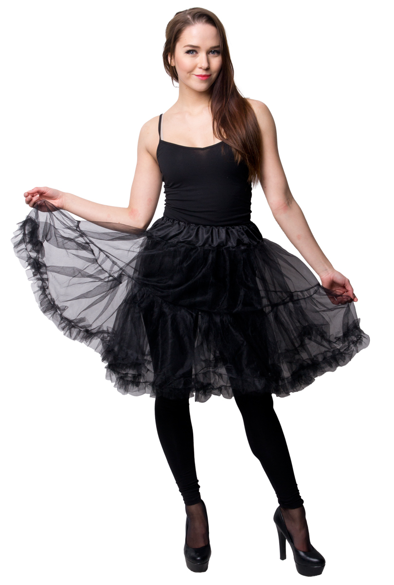 Ballerinakjol, svartproduktzoombild #2