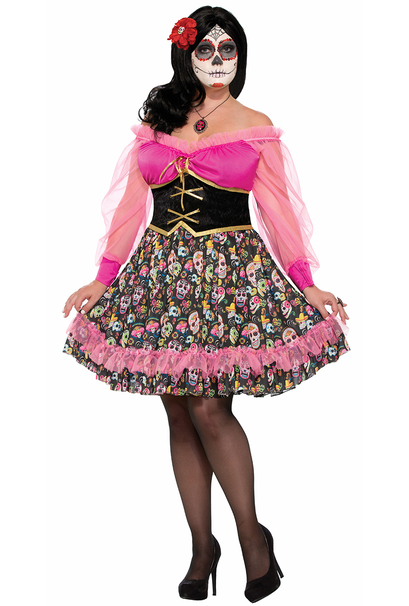 Day of the dead, klänning XL