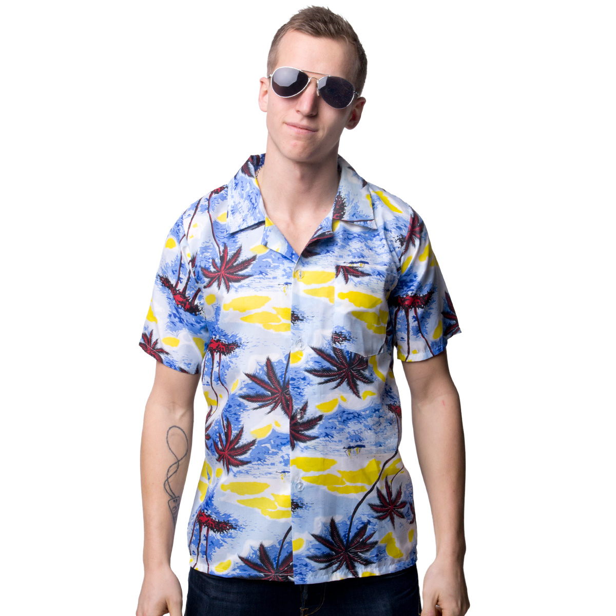 Hawaiiskjorta, palmerproduktzoombild #1