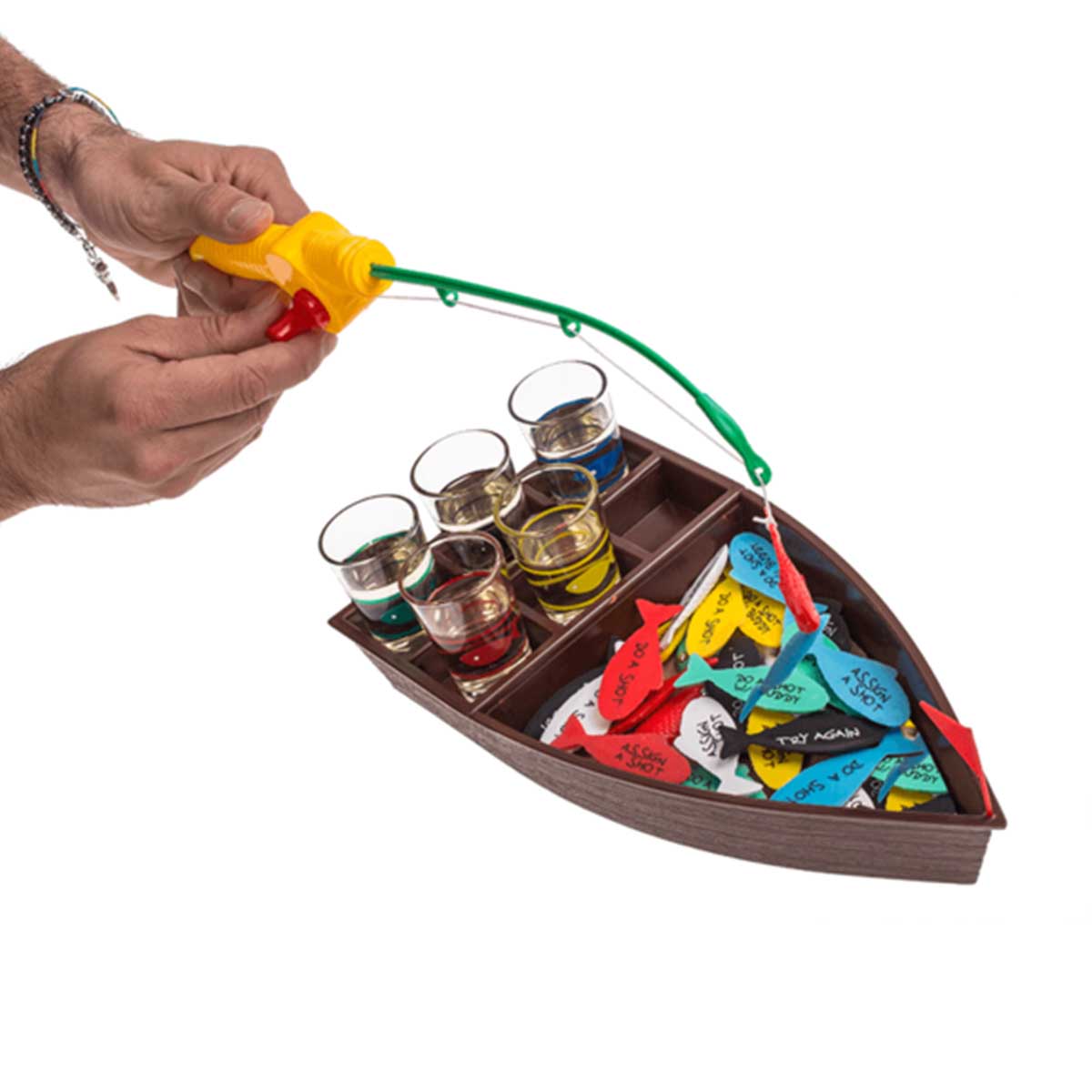 Läs mer om Spel, fishing drinking game