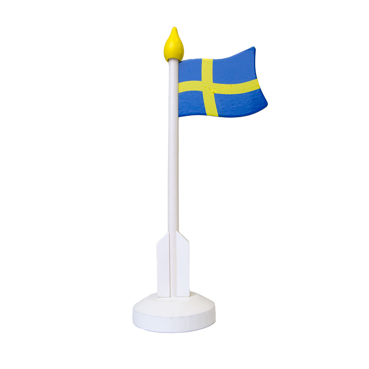 Bordsflagga, Sverige trä 24 cm