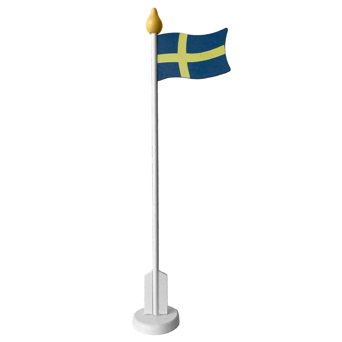 Bordsflagga Sverige trä 30 cm