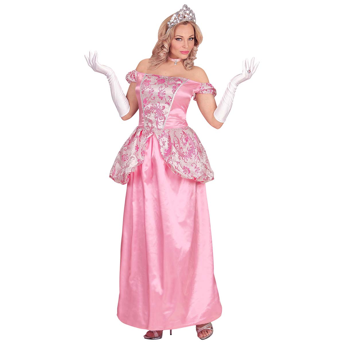 Prinsessklänning rosa S