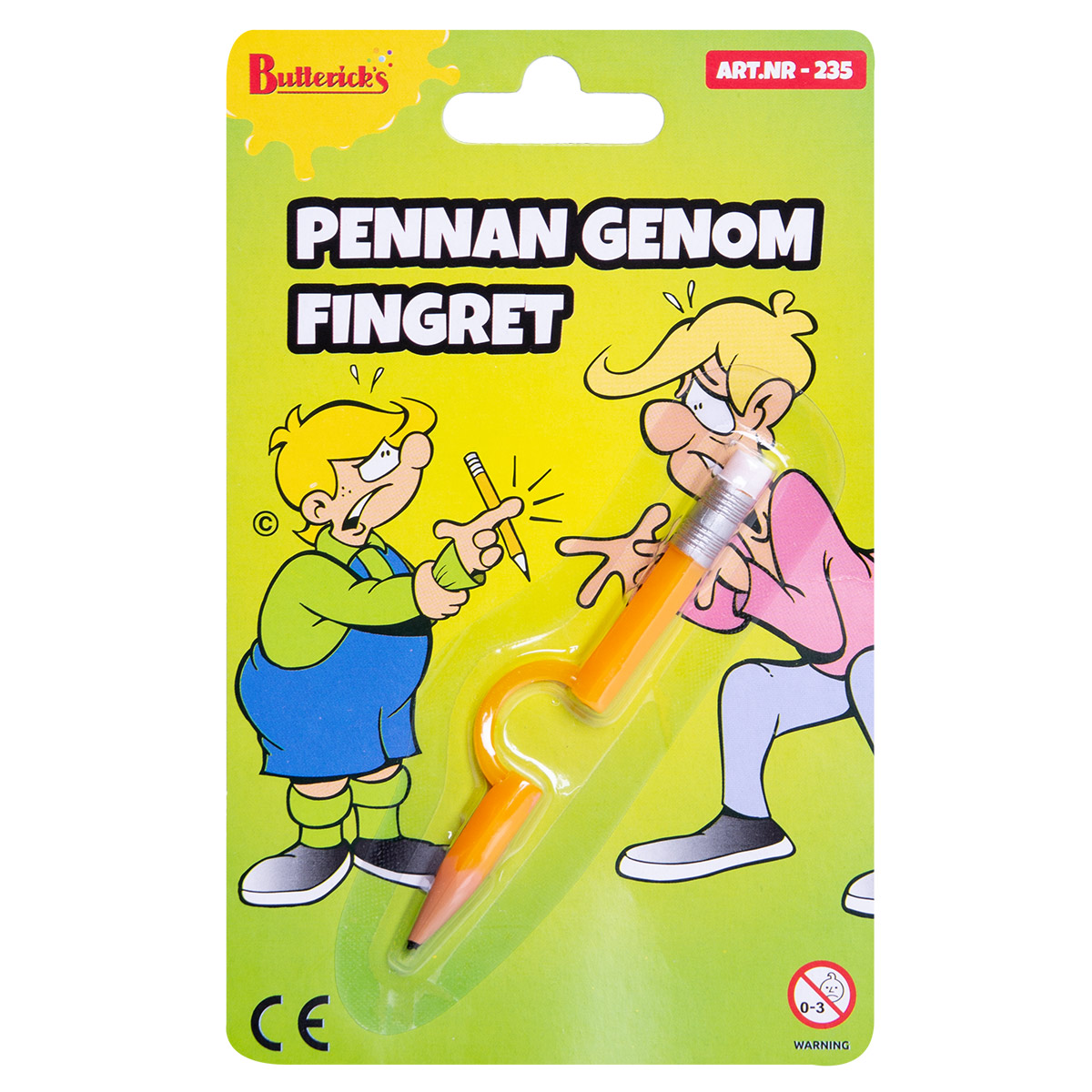 Pennan genom fingret