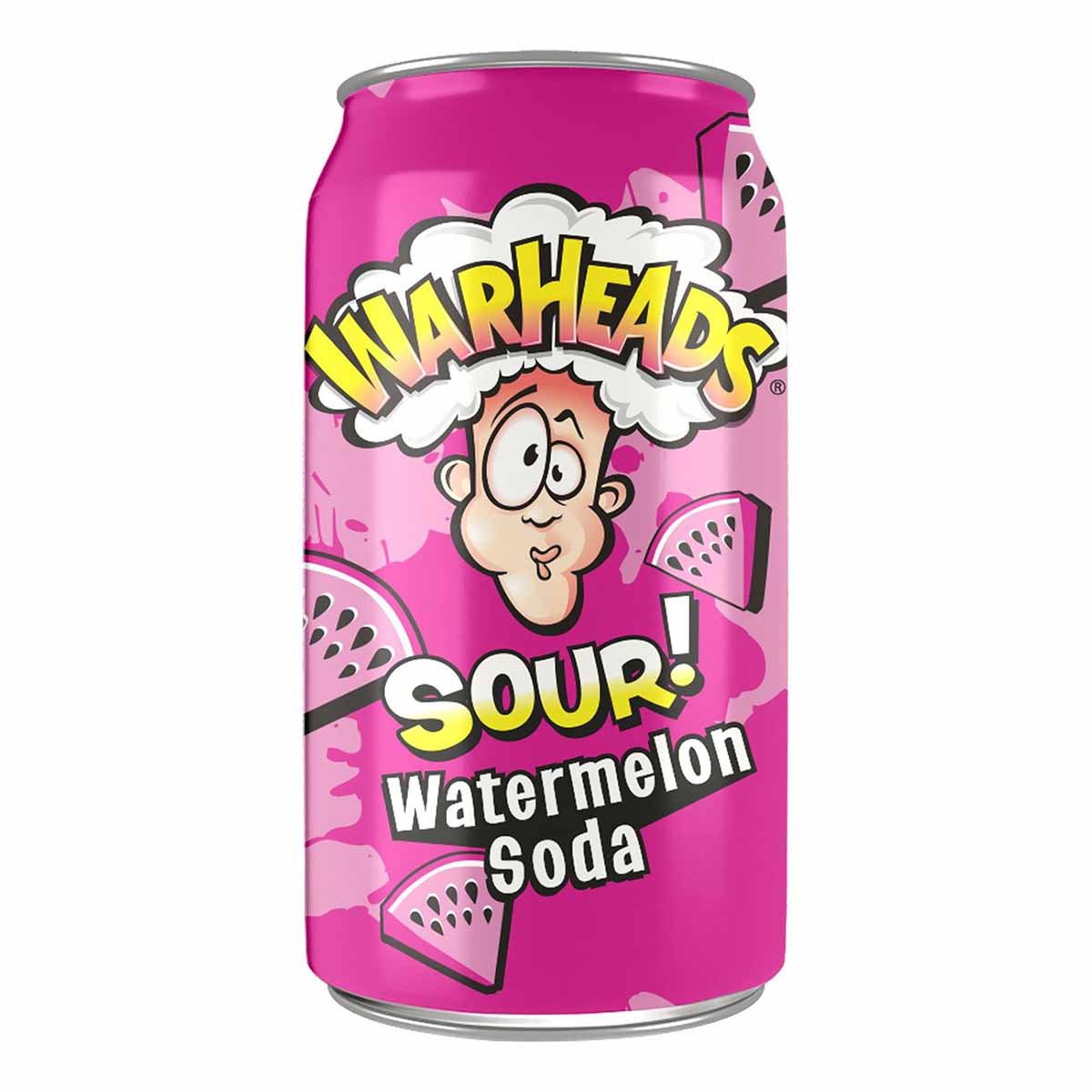 Läs mer om Läsk, Warheads sour watermelon 355 ml