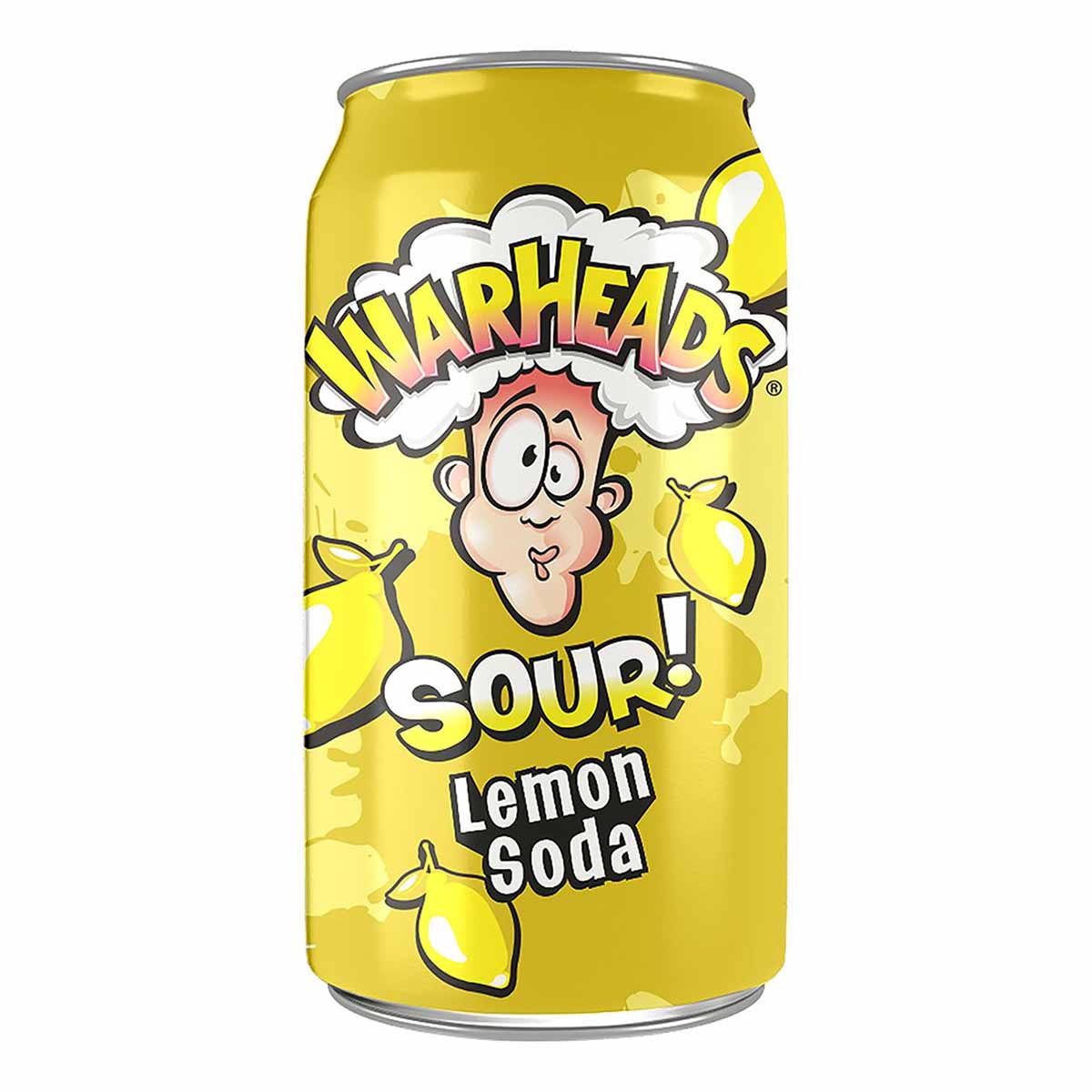 Läs mer om Läsk, Warheads sour lemon 355 ml