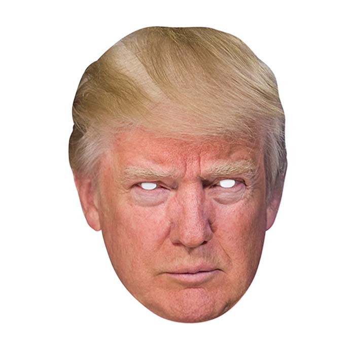 Pappmask Trump