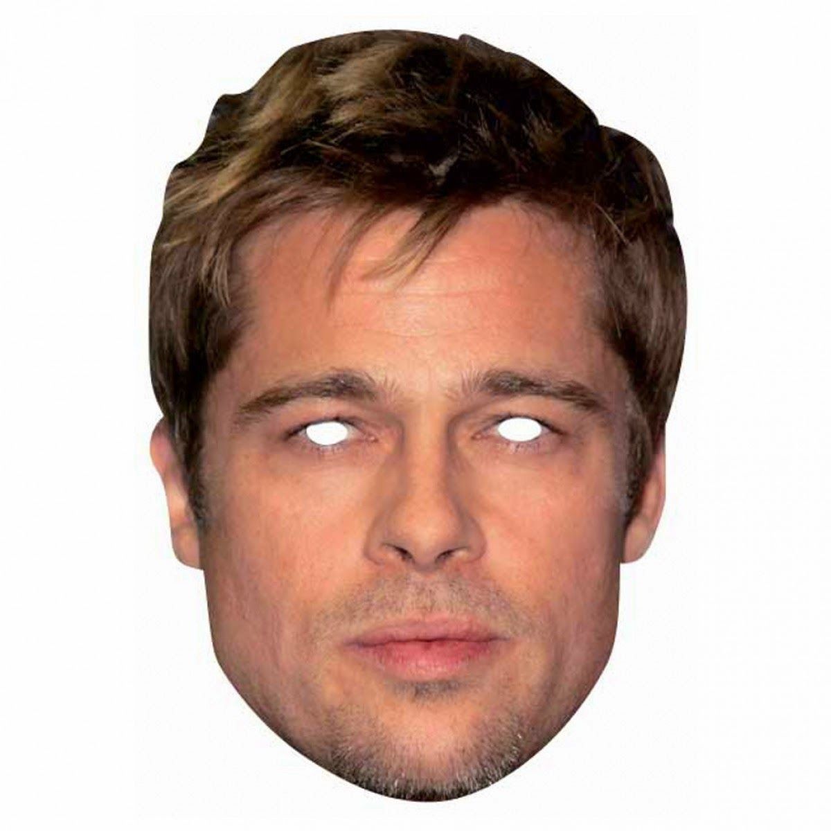 Pappmask Brad Pitt