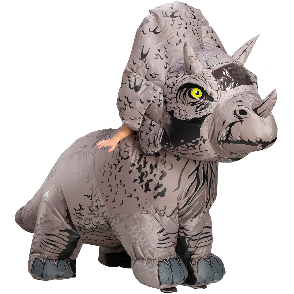Läs mer om Uppblåsbar dräkt, Triceratops Jurassic World