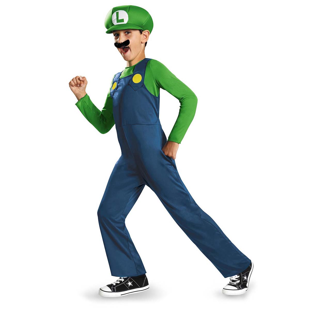 Läs mer om Barndräkt, Super Mario Luigi M