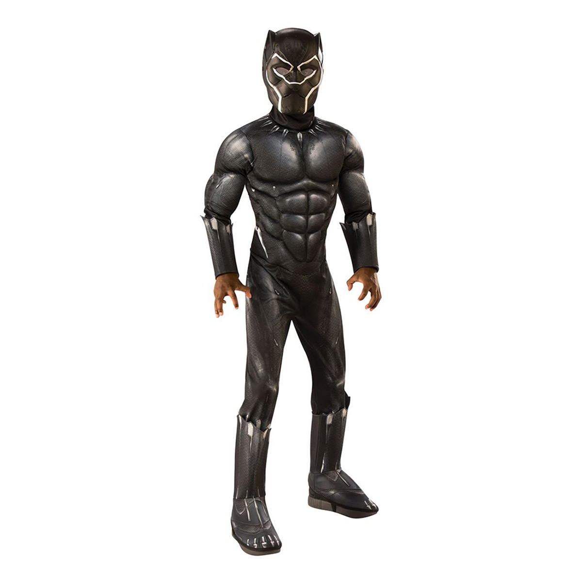 Barndräkt Black Panther deluxe 142/153 cl