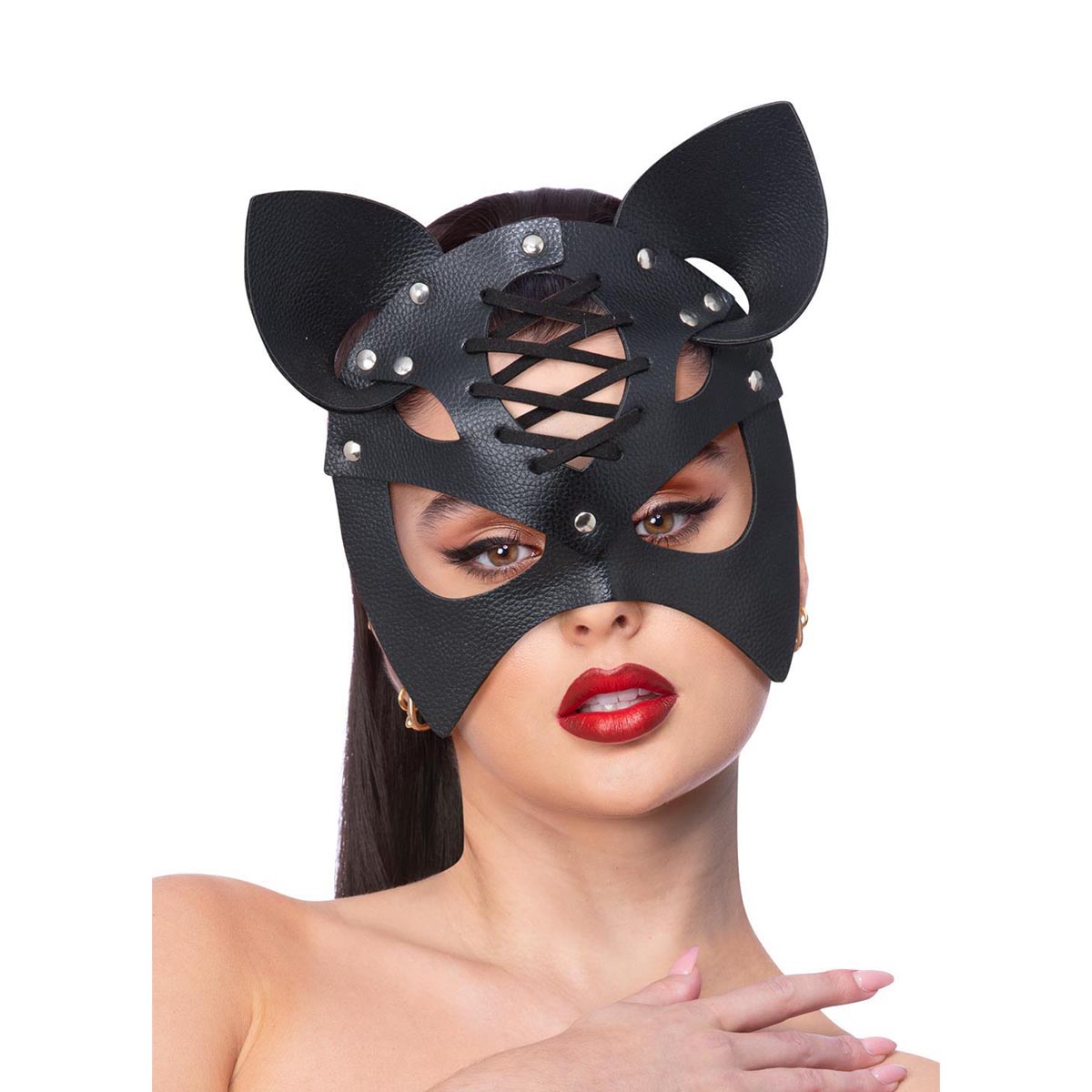 Ögonmask Fever Black cat