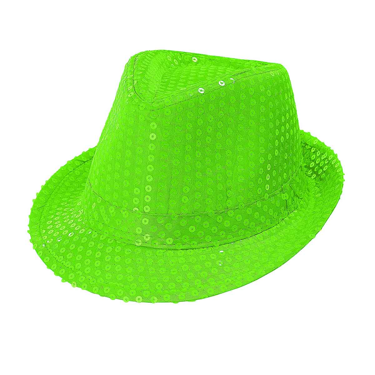 Hatt popstar neon grön