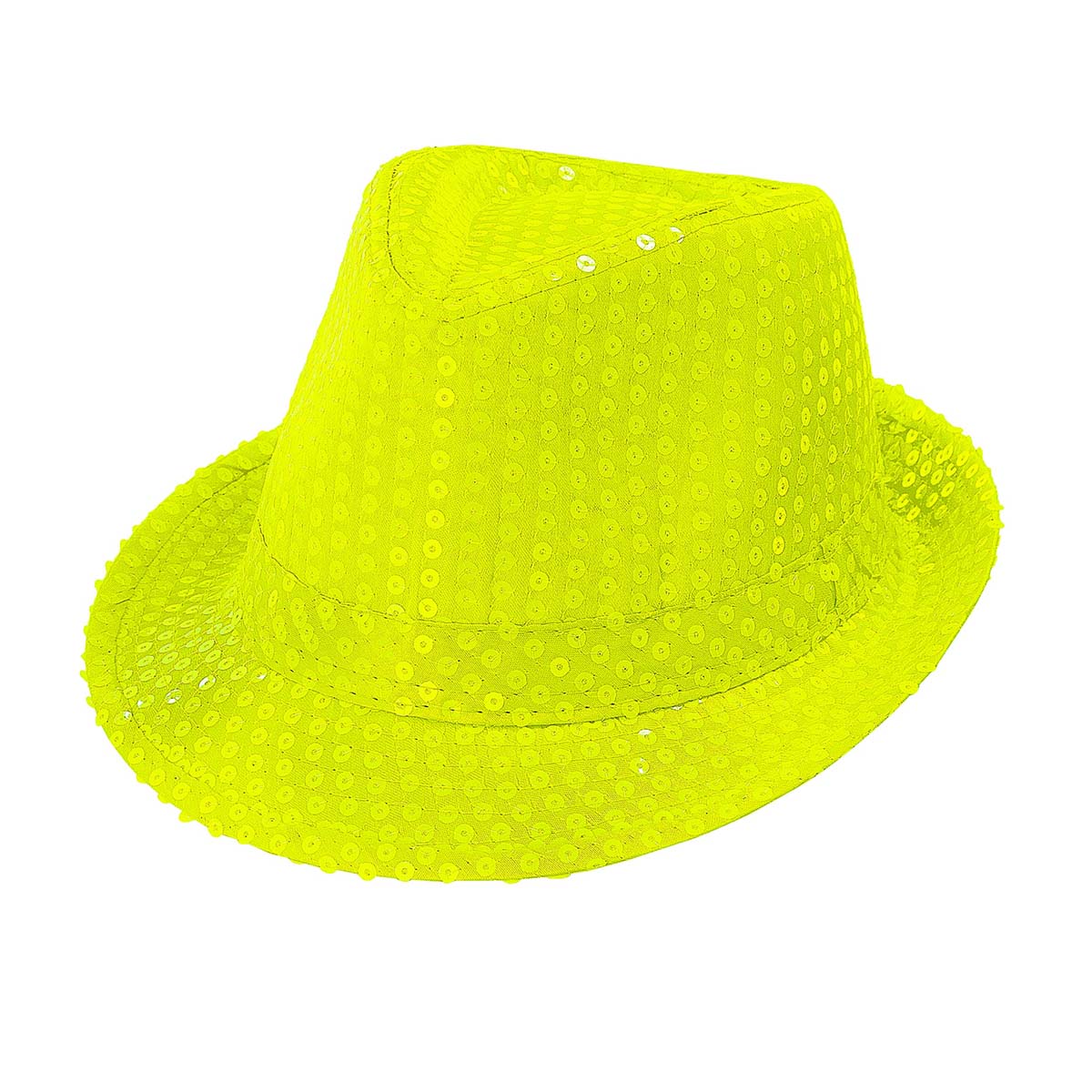 Hatt popstar neon gul