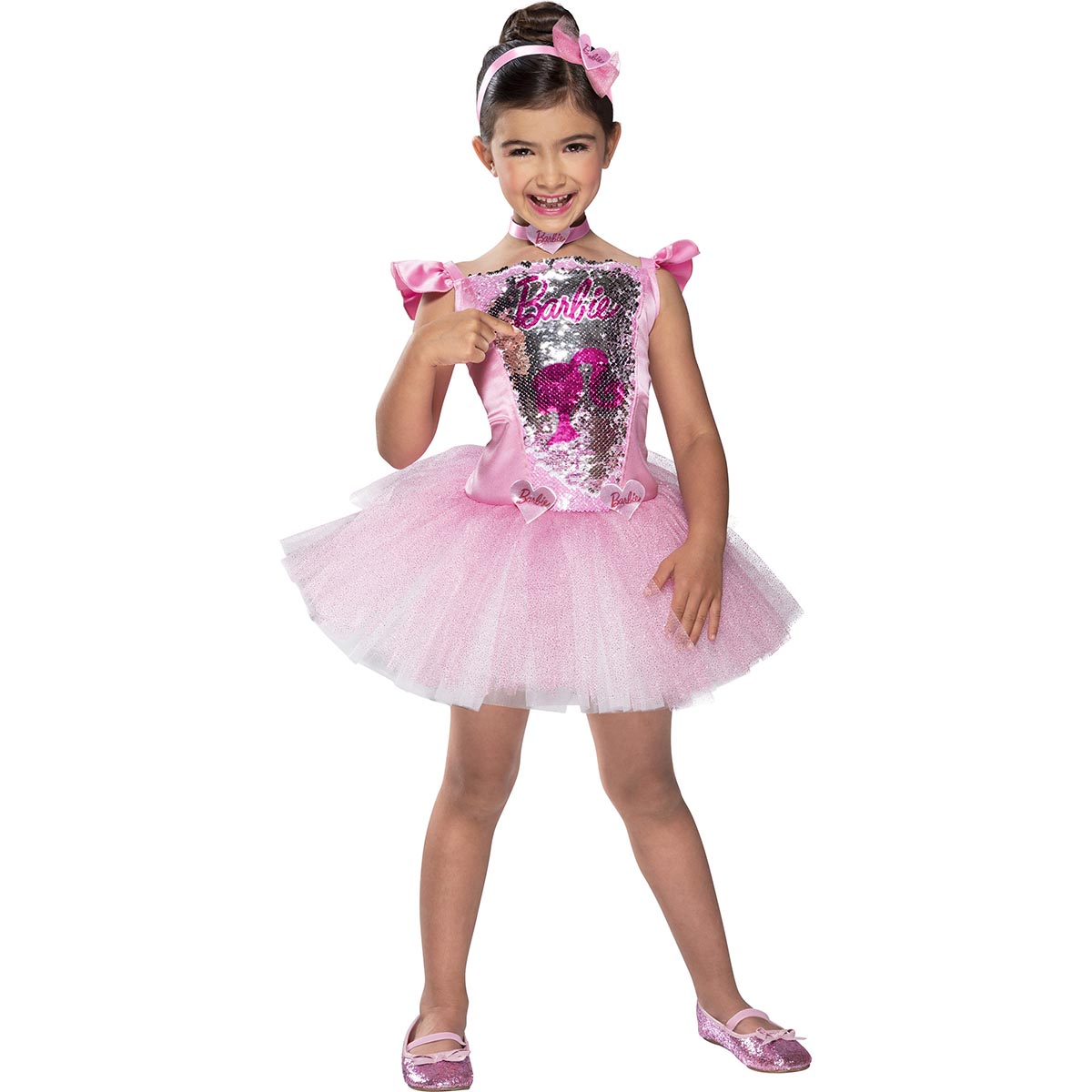 Läs mer om Barnklänning, Barbie ballerina 110/116