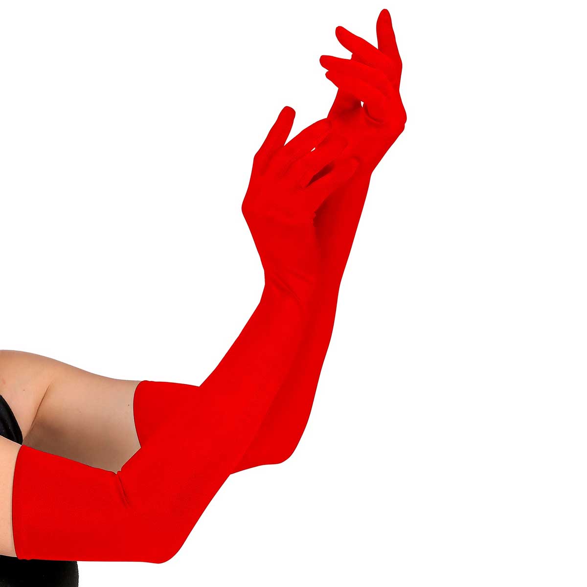 Handskar, röda 60 cmproduktzoombild #1