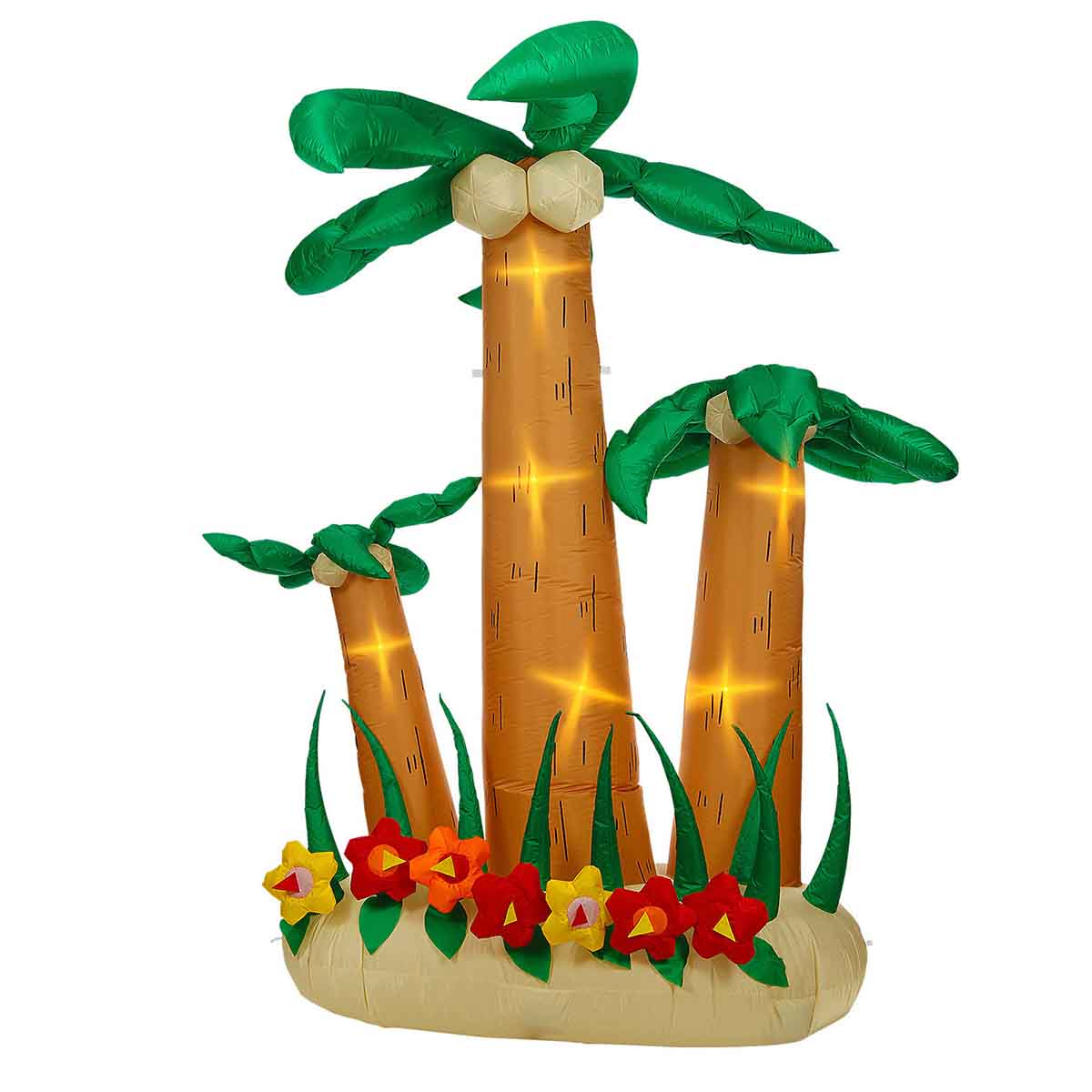 Uppblåsbart props palmer LED 240 cm