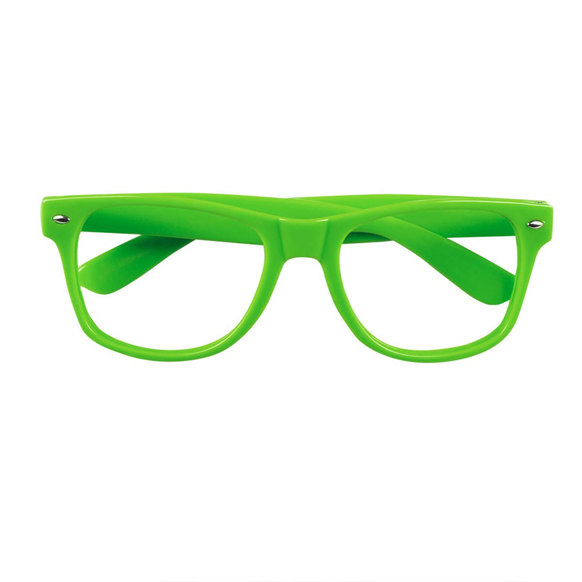 Glasögonbågar, grön neon