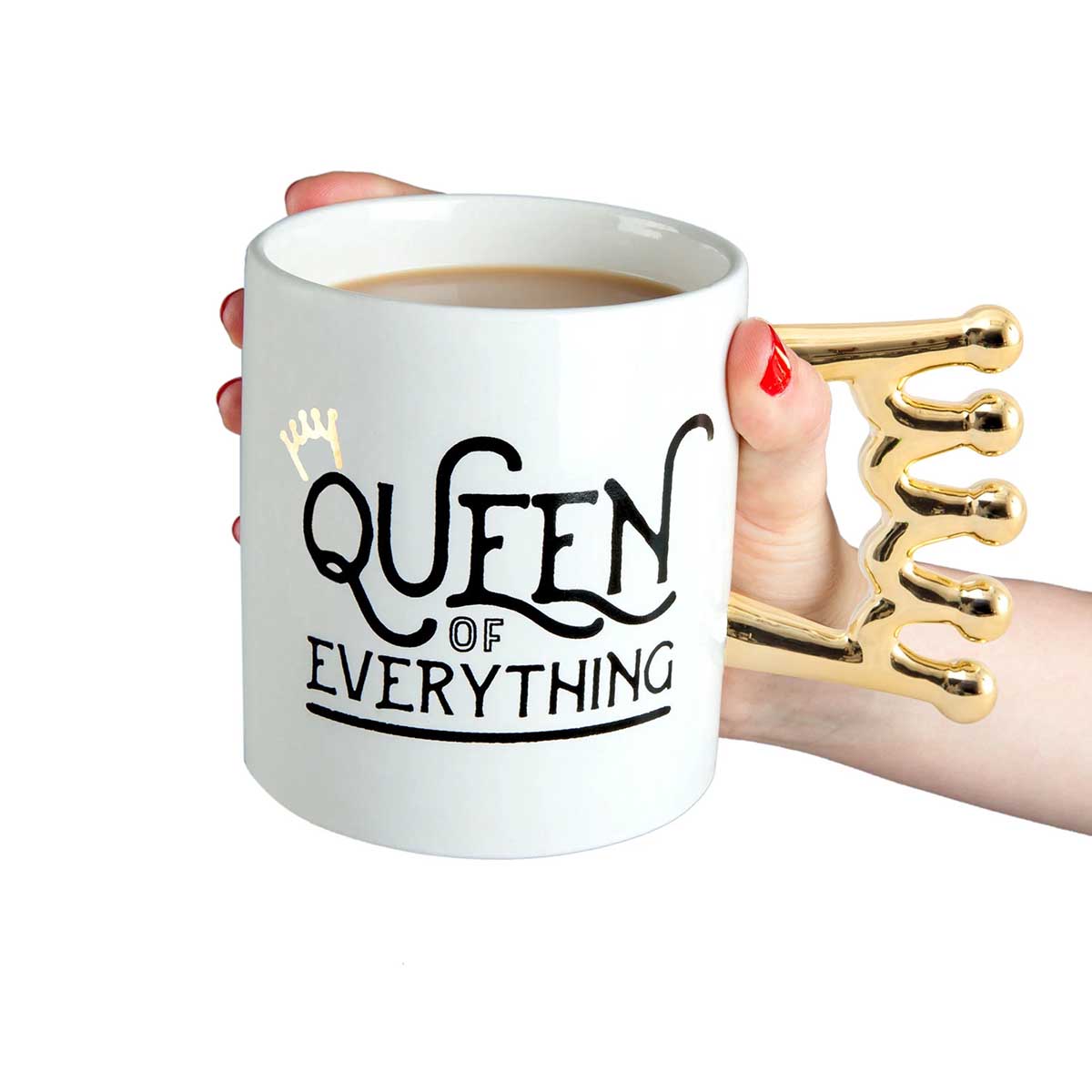 Porslinsmugg queen of everything 560 ml