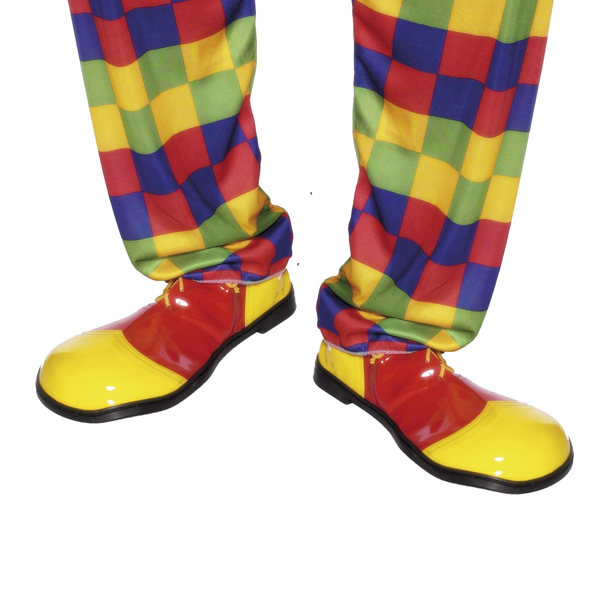 Clownskor, röd/gula