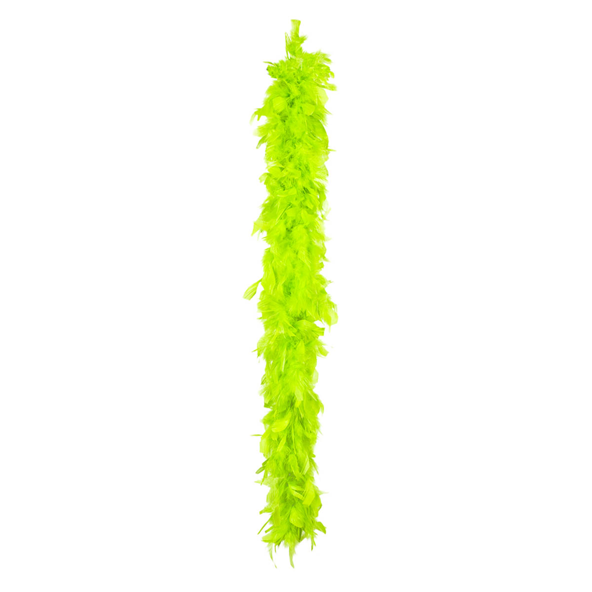 Fjäderboa neon grön 50 g 180 cm