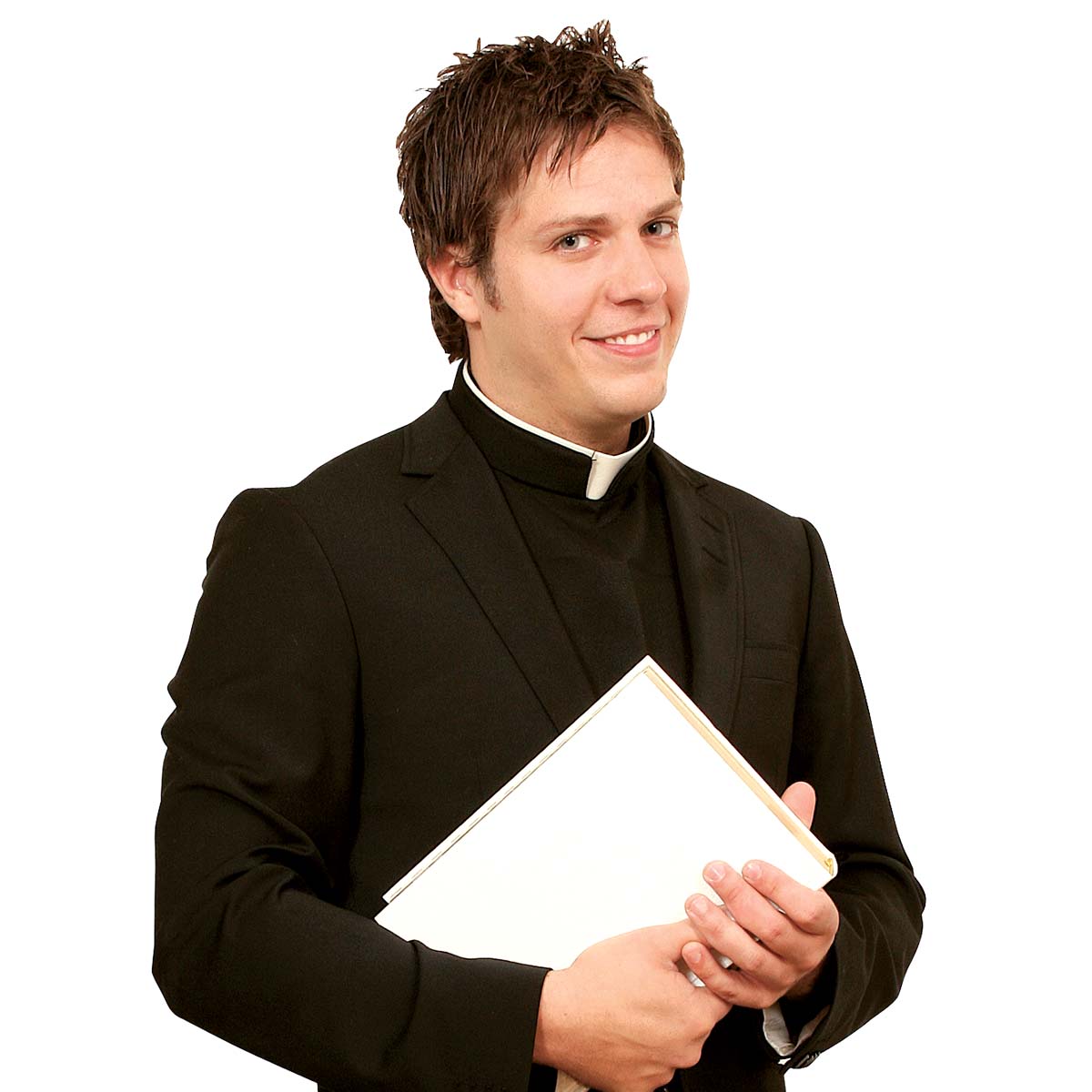 Prästkrage med skjortbröst