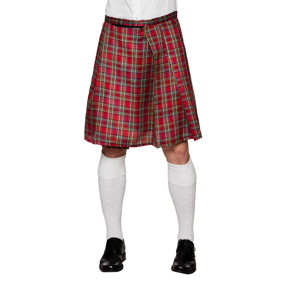 Kilt, skotskrutig röd