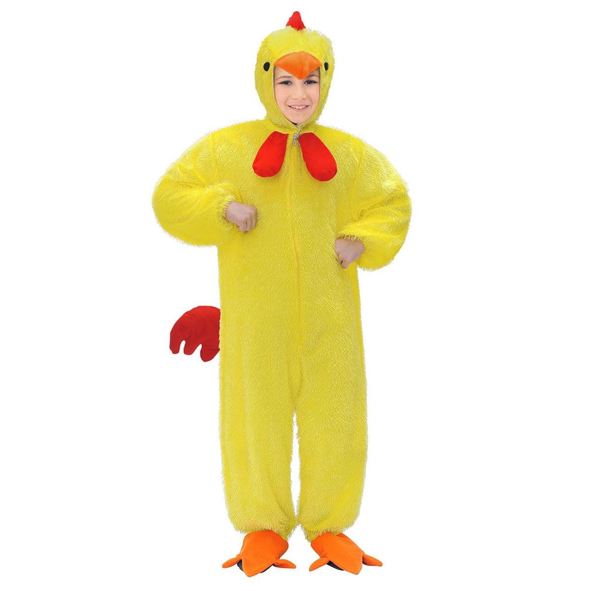 Barndräkt kyckling jumpsuit gul