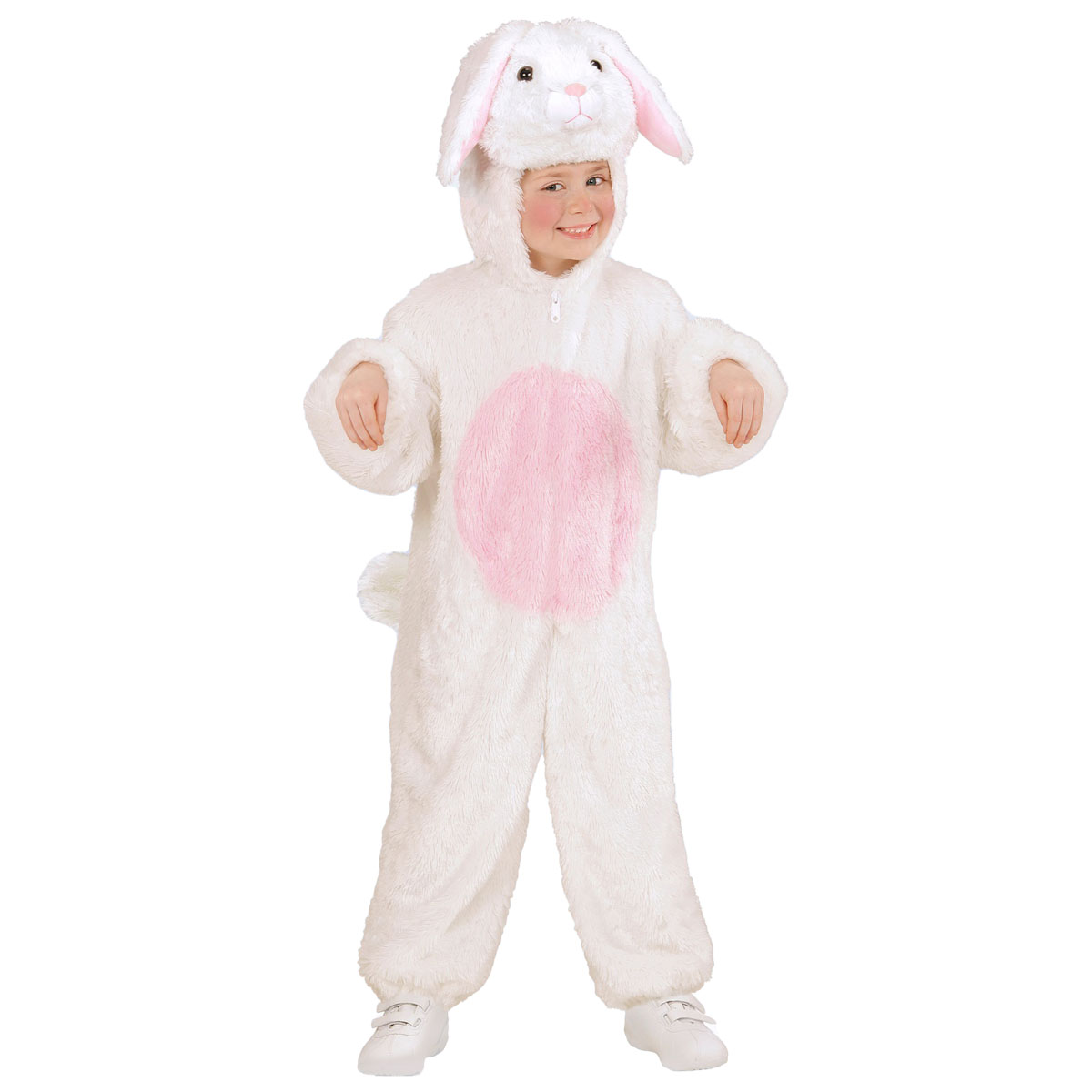 Barndräkt kanin vit 100/113