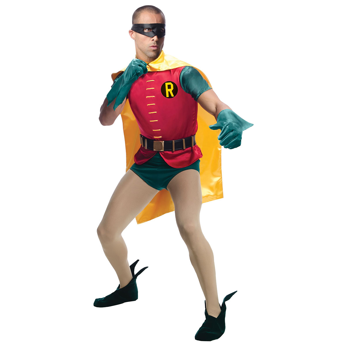 Läs mer om Dräkt, Robin Classic Batman-M/L