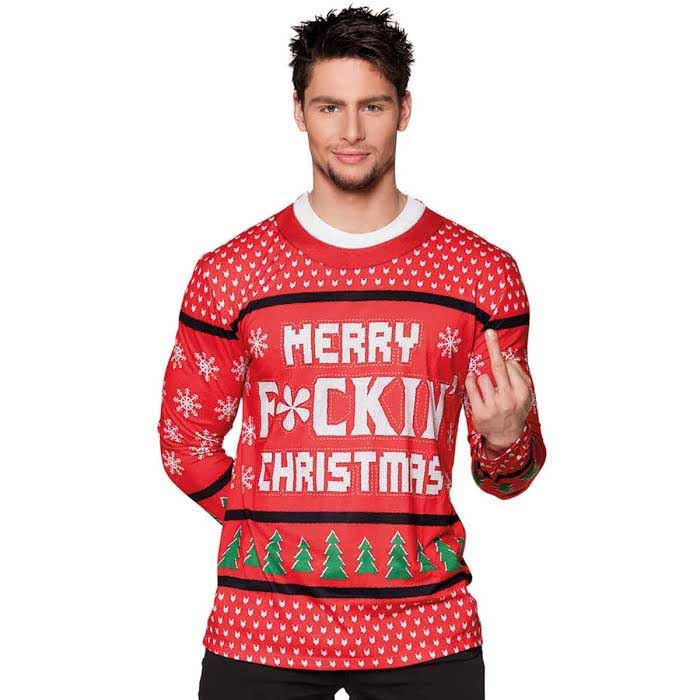 Jultröja Merry fucking Christmas-XL