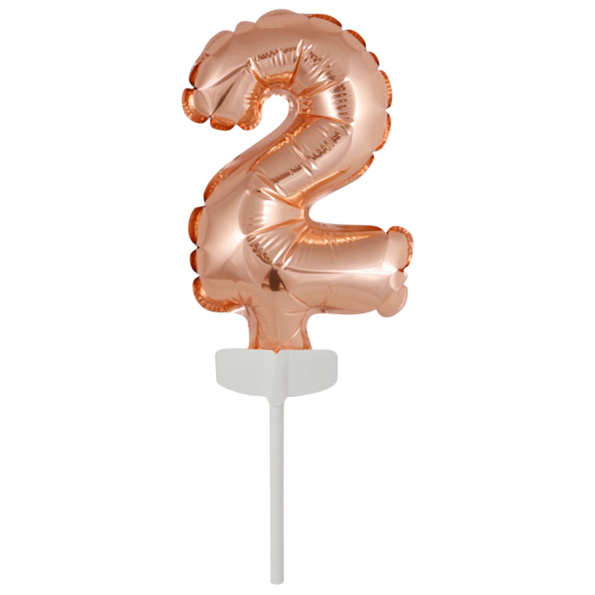 Folieballong siffra mini 2 rosé 13 cm