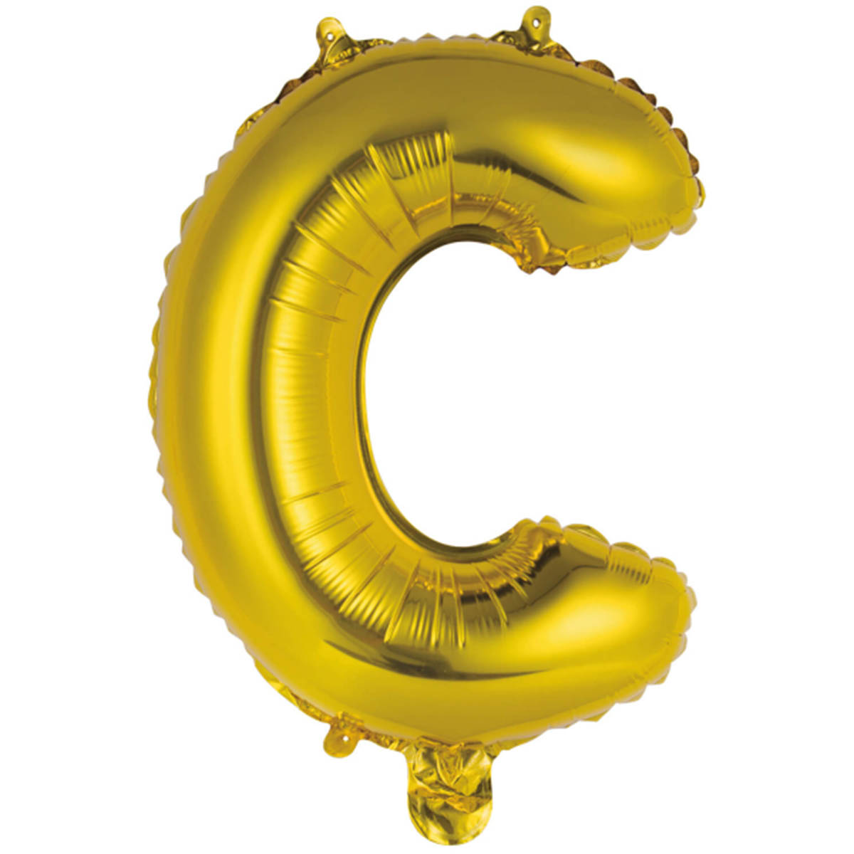 Folieballong bokstav C guld 40 cm