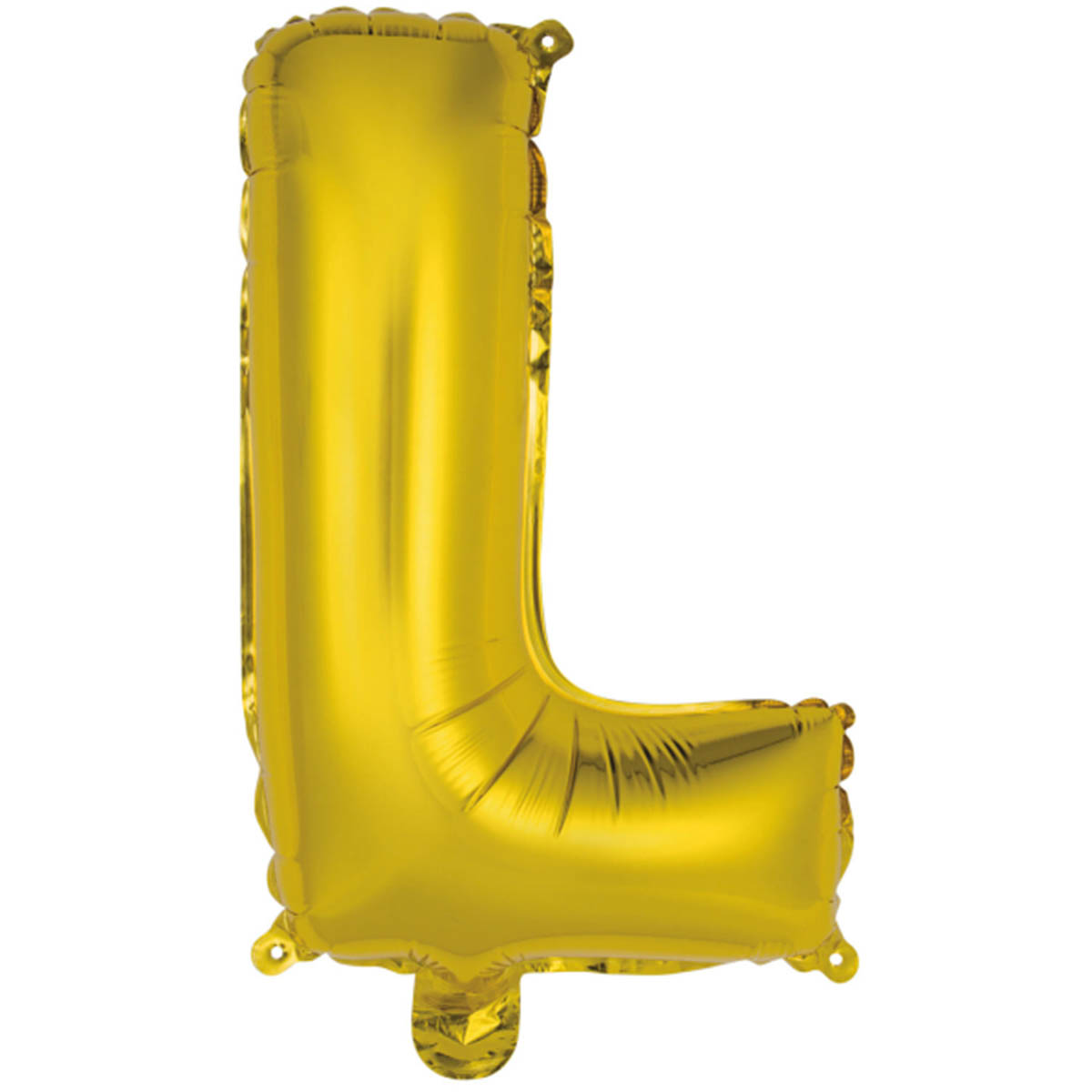 Folieballong bokstav L guld 40 cm