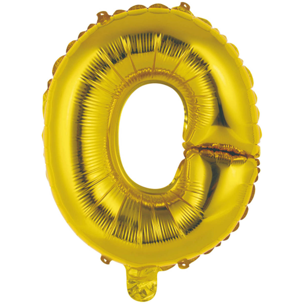 Folieballong bokstav O guld 40 cm