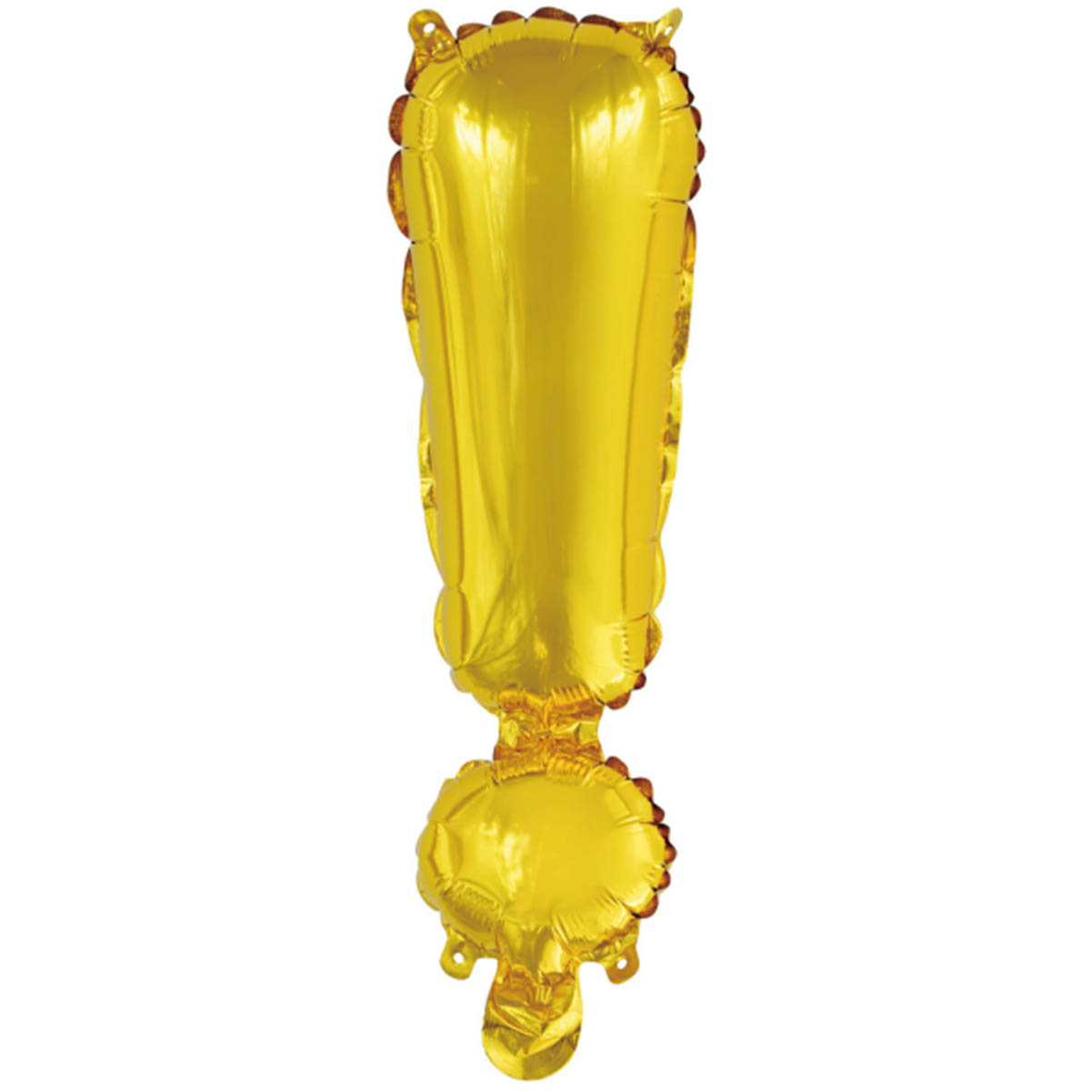 Folieballong, symbol ! guld 40 cm