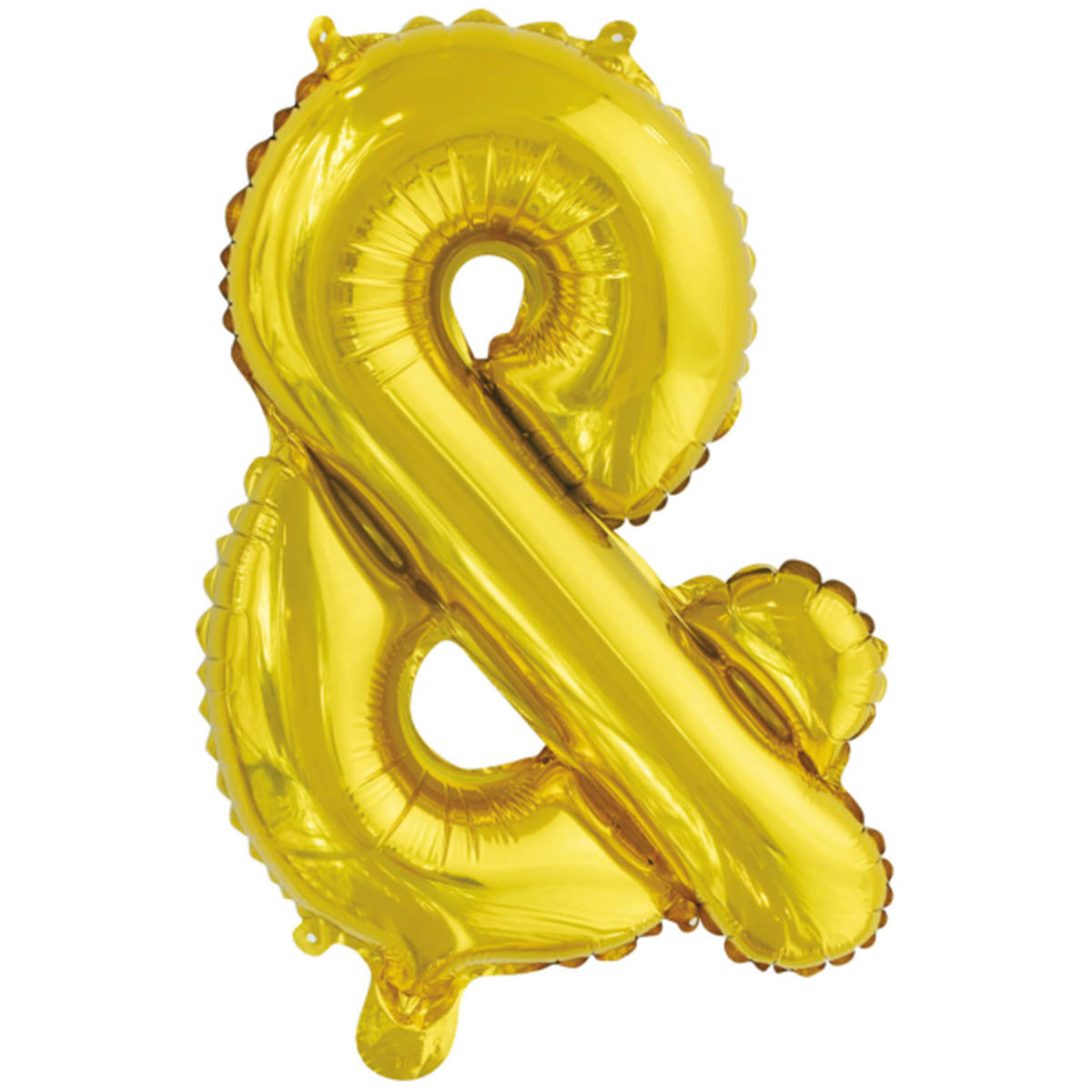 Folieballong symbol & guld 40 cm
