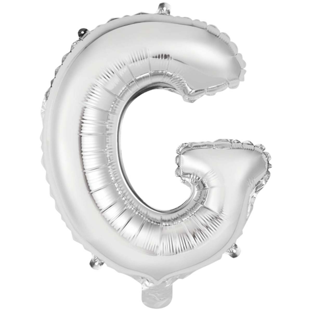 Folieballong bokstav G silver 40 cm