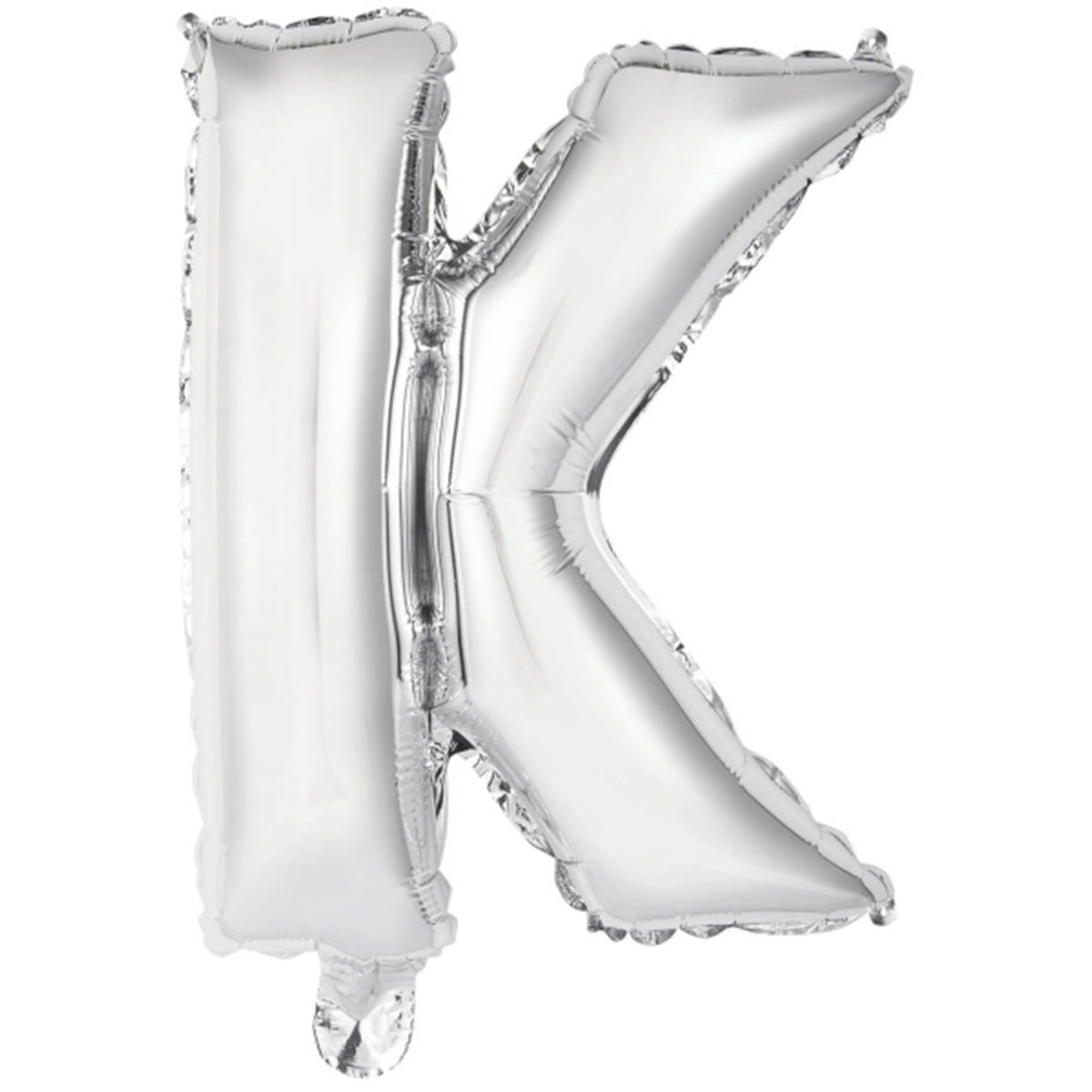 Läs mer om Folieballong, bokstav K silver 40 cm