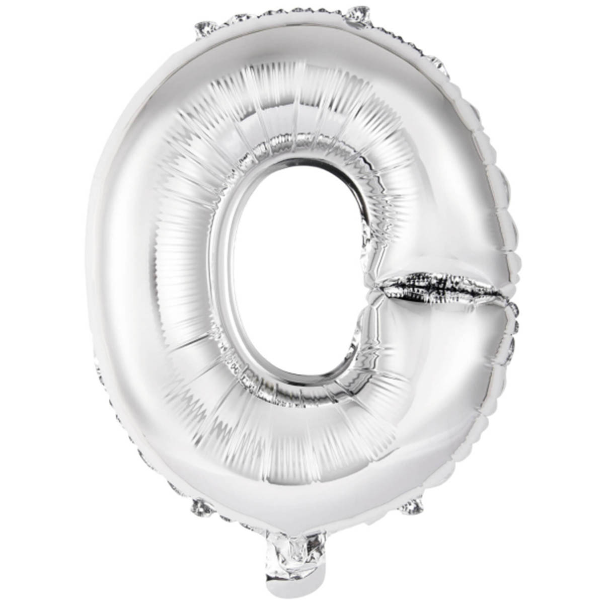 Folieballong bokstav O silver 40 cm