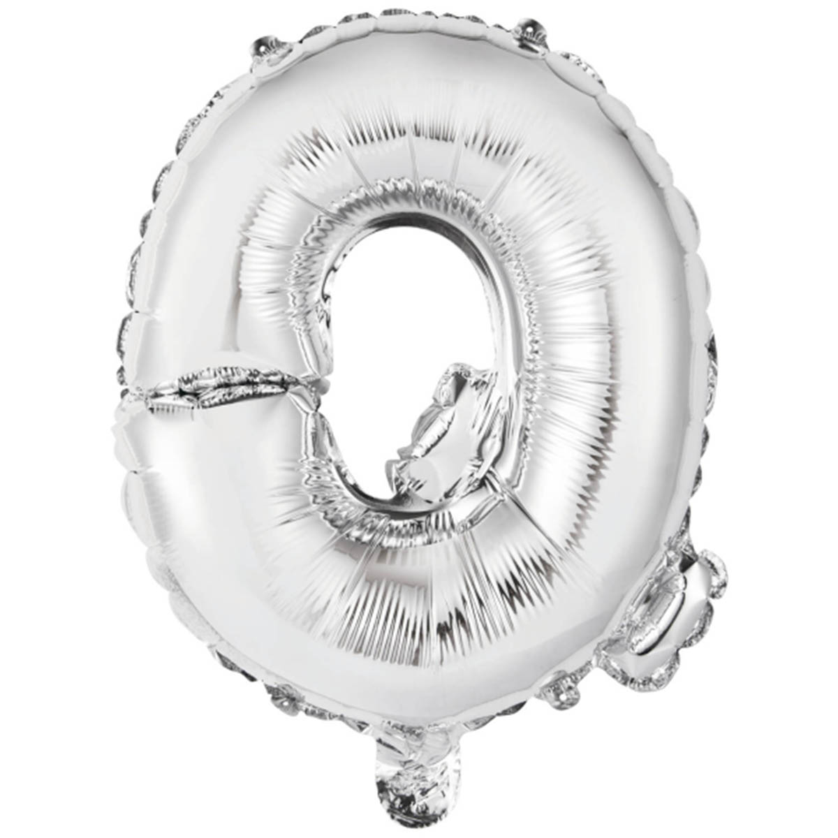 Folieballong bokstav Q silver 40 cm