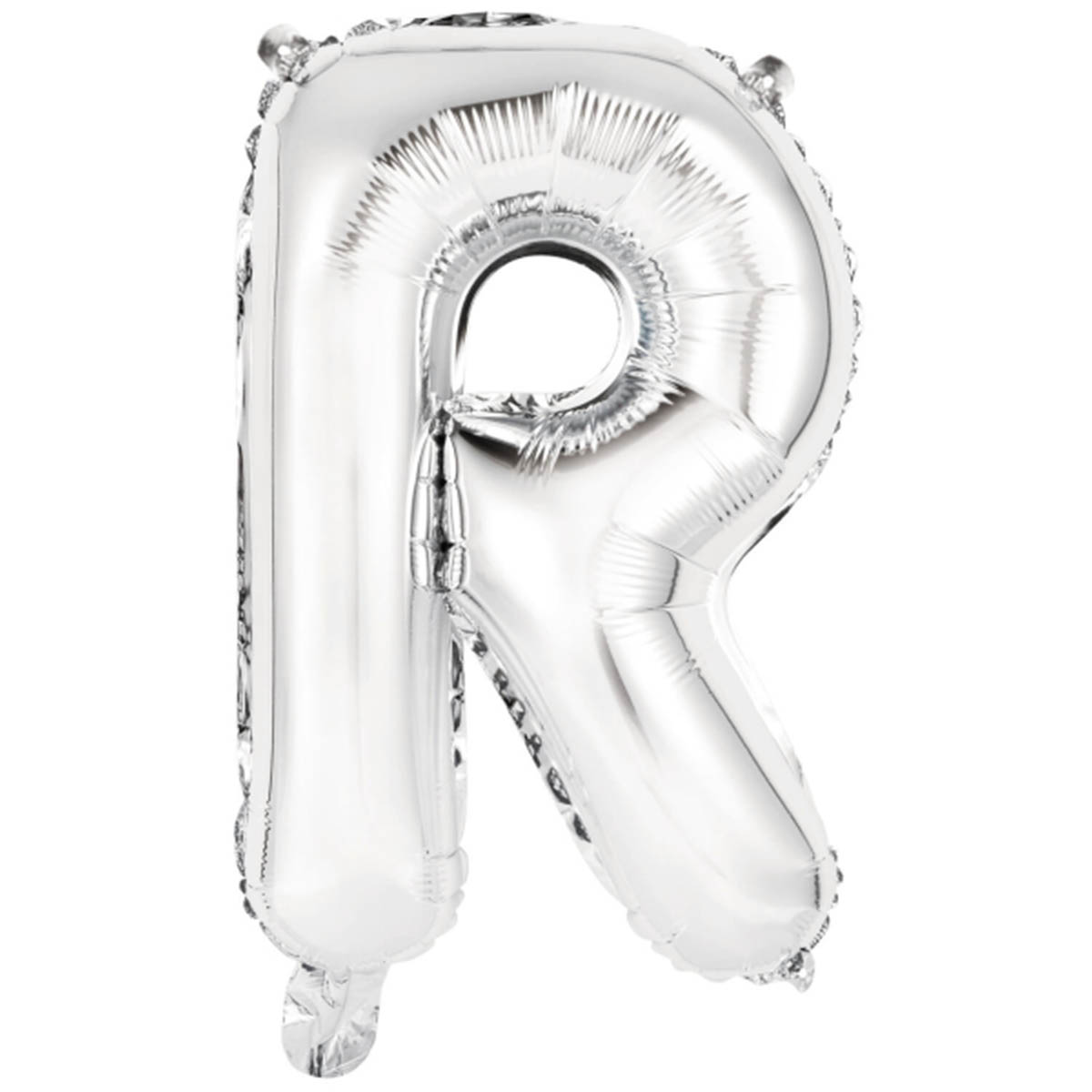 Folieballong, bokstav R silver 40 cm