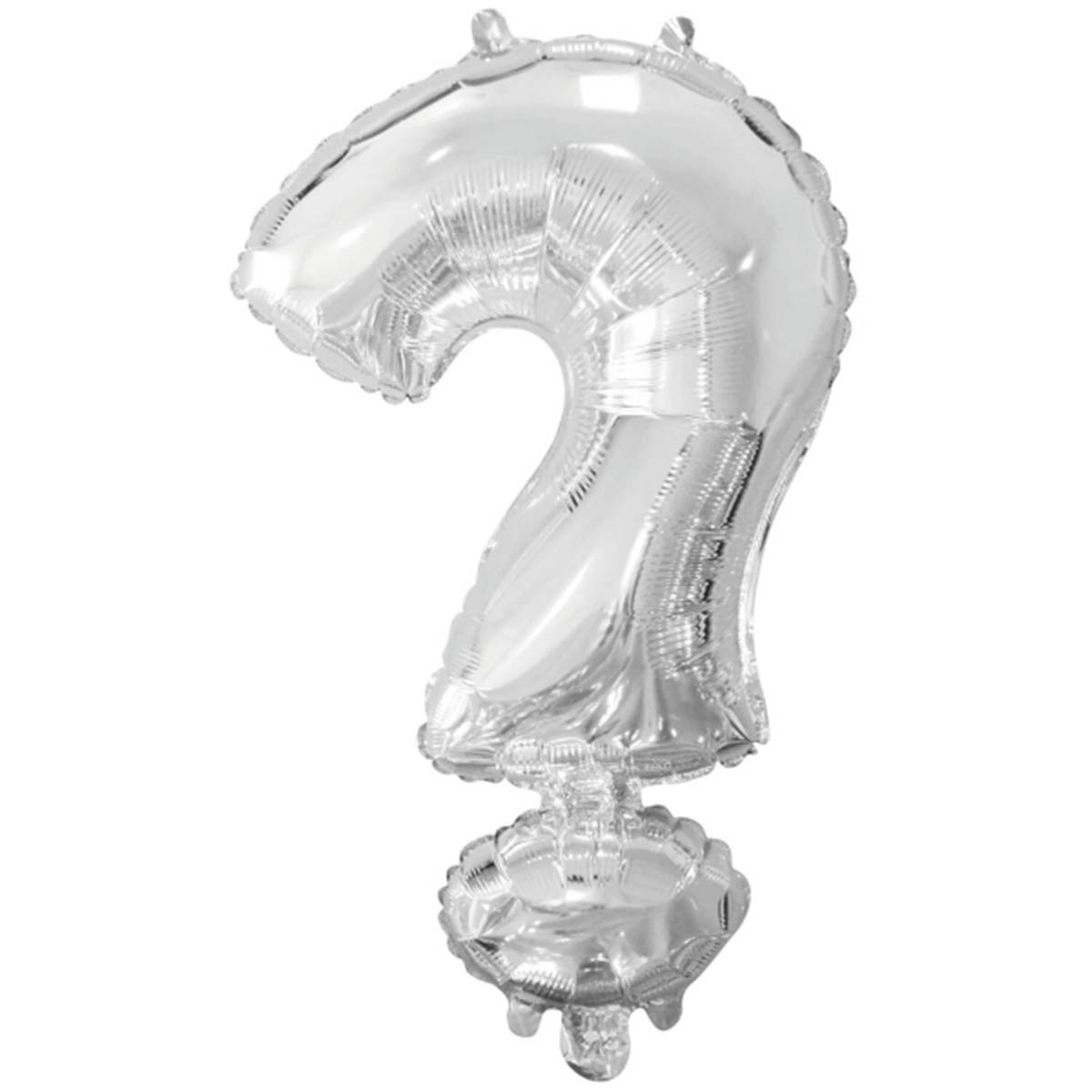 Folieballong, symbol? silver 40 cm