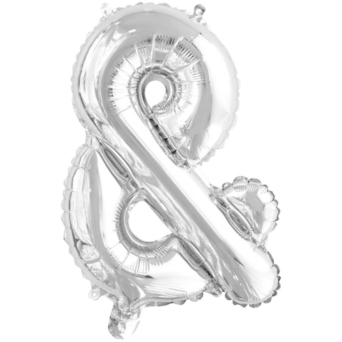 Folieballong symbol & silver 40 cm