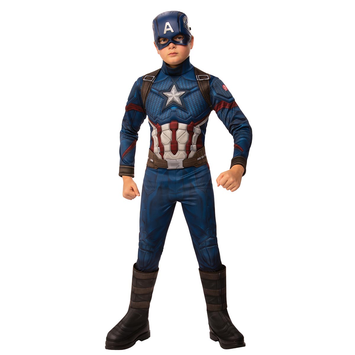 Barndräkt Captain America Deluxe 128/140