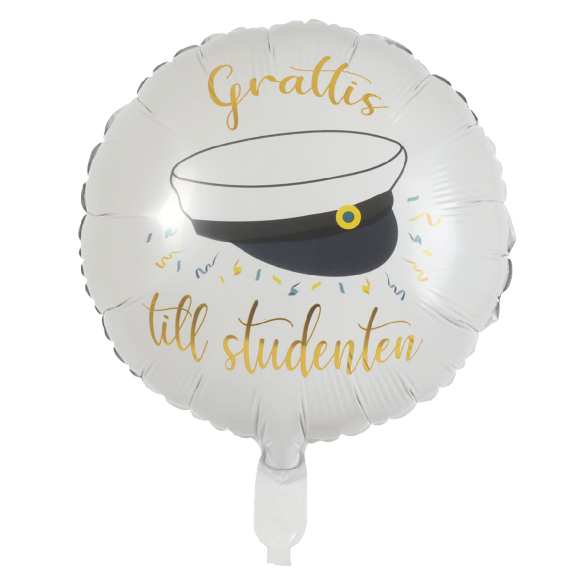 Folieballong Grattis till studenten 46 cm