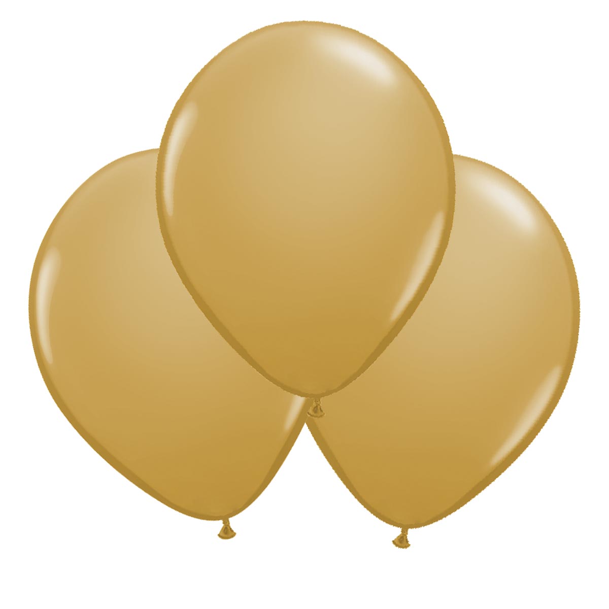 Ballonger guld 30 cm 10 st