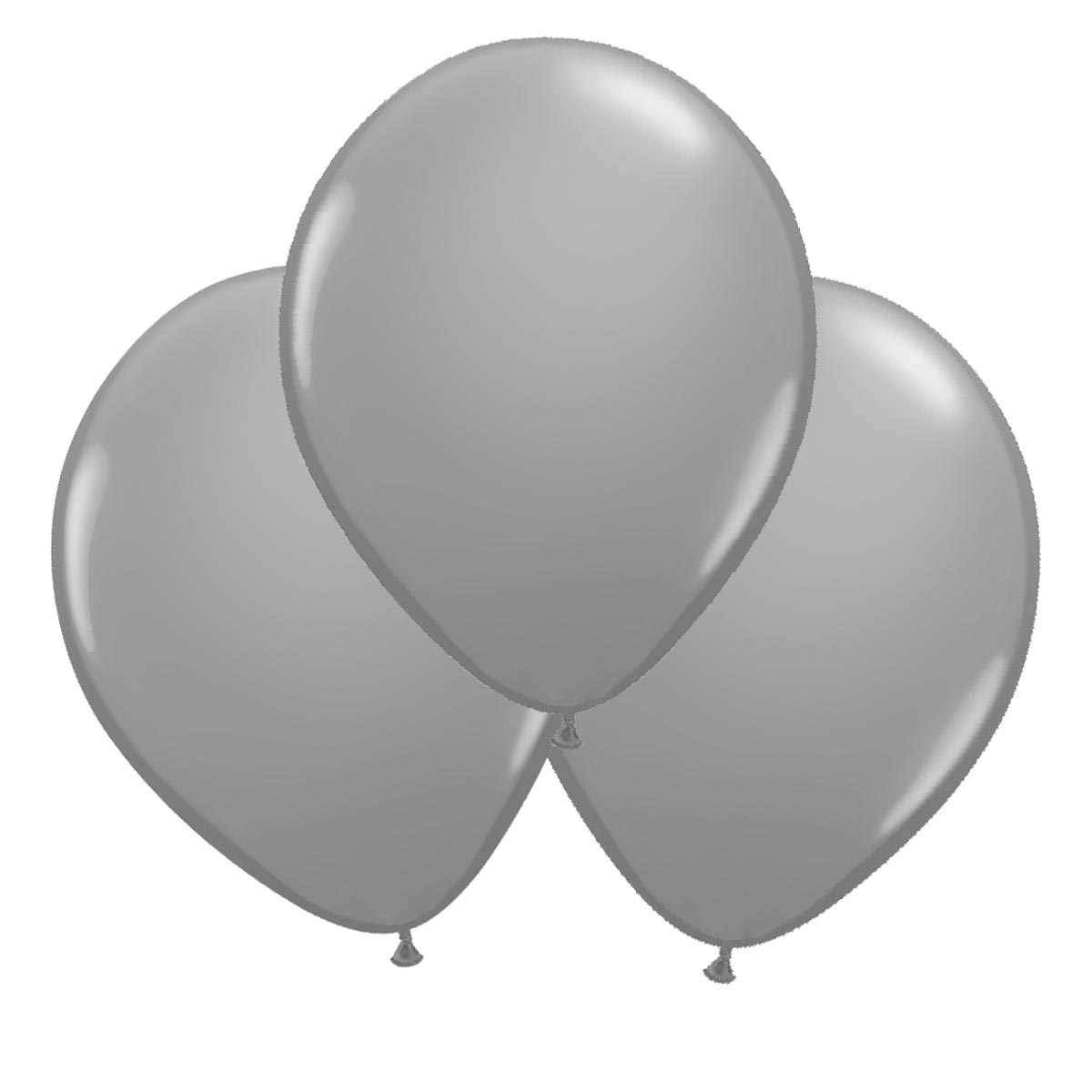 Ballonger, silver 30 cm 10 st