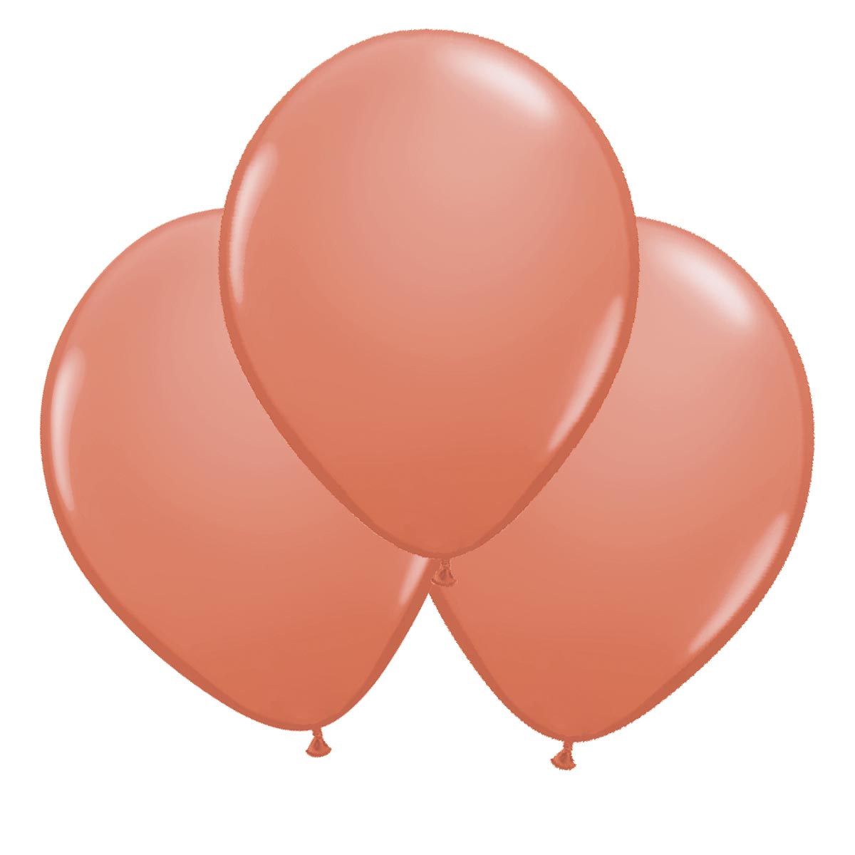 Ballonger roséguld 30 cm 10 st